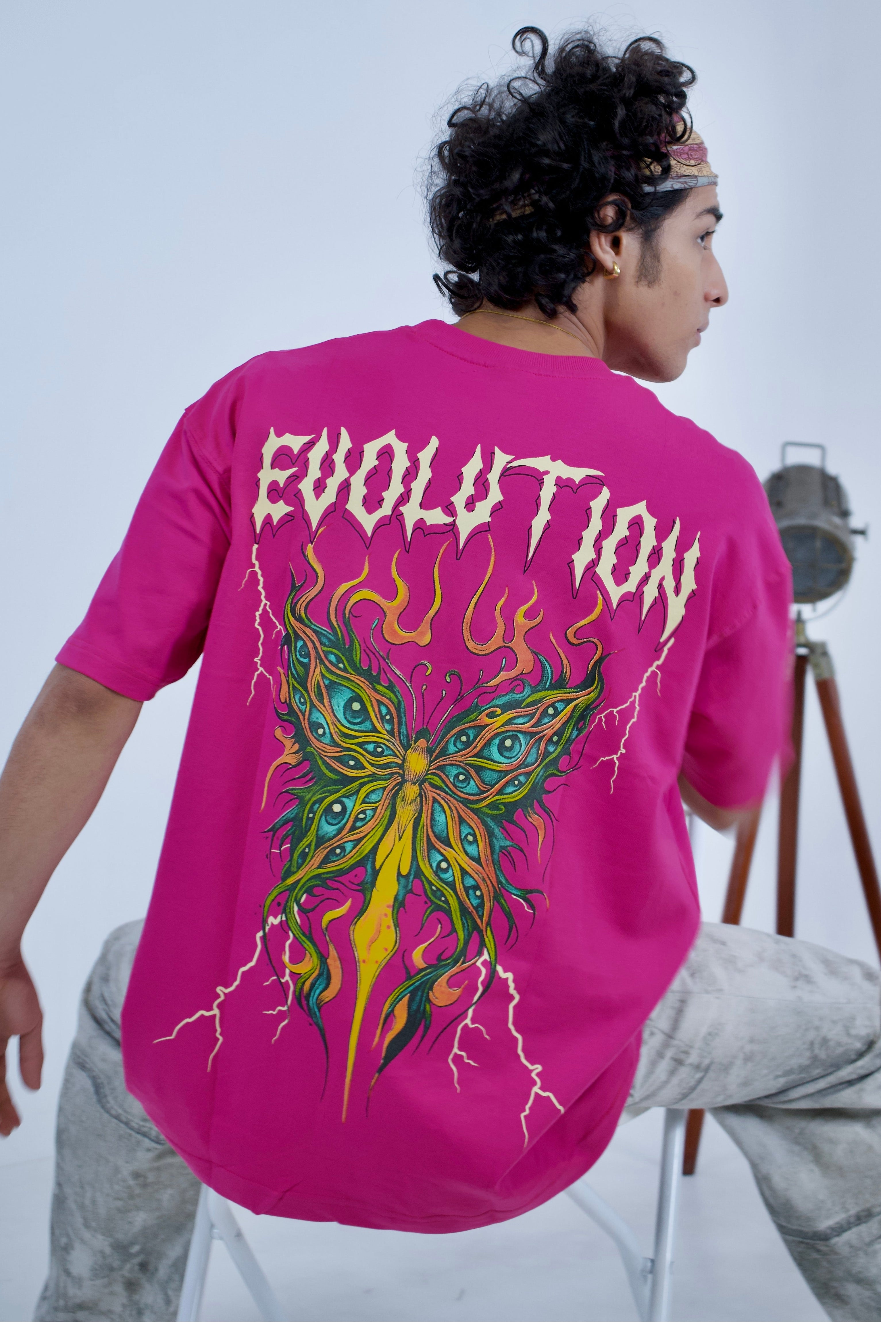 Evolution T-shirt pink [Unisex]