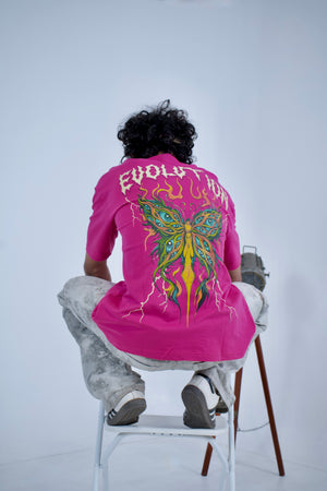 Evolution T-shirt pink [Unisex]